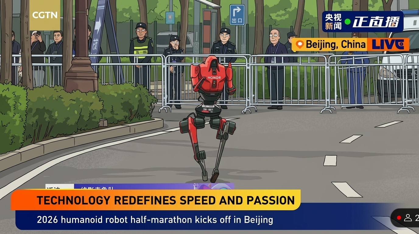Humanoid Robot Ran Record Half Marathon, Couldn't Stick The Landing