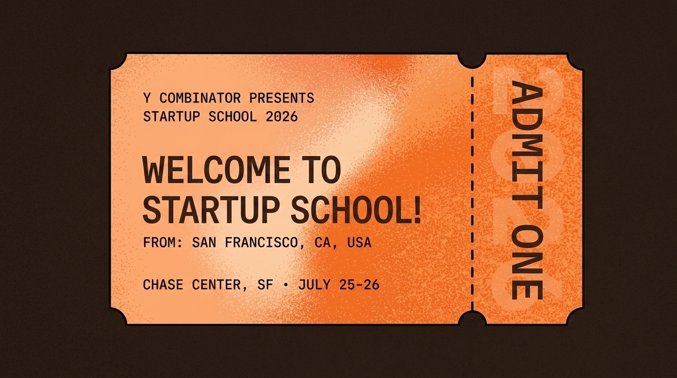 Getting Into Y Combinator Startup School Now Comes With a Ticket